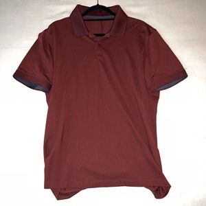 Men’s Lululemon polo. size L in rust color